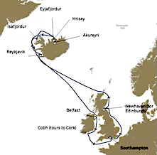 Iceland and British Isles cruise